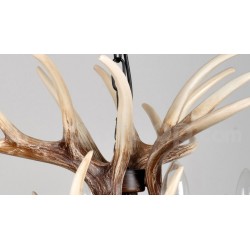 6 Light Rustic Artistic Retro Antler Vintage Chandelier