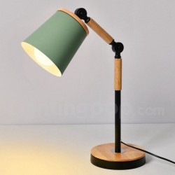 Nordic European Wood Macaron Table Lamp
