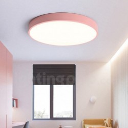 Nordic Ultra-thin Modern Contemporary Macaron Kids Room Ceiling Light