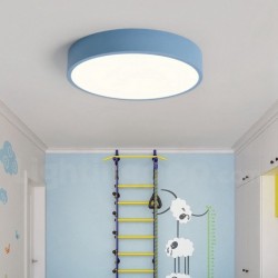 Nordic Ultra-thin Modern Contemporary Macaron Kids Room Ceiling Light