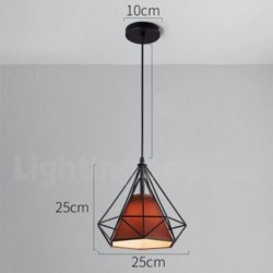 Nordic Retro Modern Contemporary Chandelier with Fabric Shade