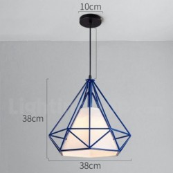 Nordic Retro Modern Contemporary Chandelier with Fabric Shade