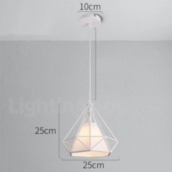 Nordic Retro Modern Contemporary Chandelier with Fabric Shade
