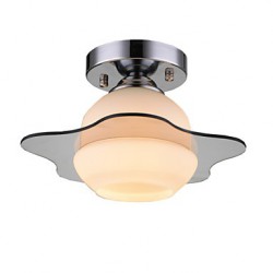 Modern Ceiling Light Flush Mount 1 Light E26 E27/Contemporary Bedroom / Hallway Metal