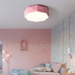 Nordic Round Modern Contemporary Macaron Ceiling Light
