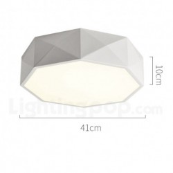 Nordic Round Modern Contemporary Macaron Ceiling Light