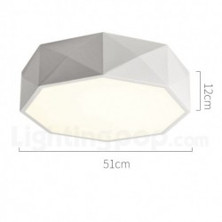 Nordic Round Modern Contemporary Macaron Ceiling Light