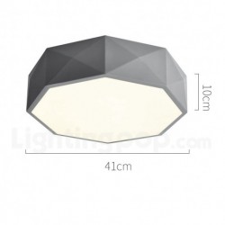 Nordic Round Modern Contemporary Macaron Ceiling Light