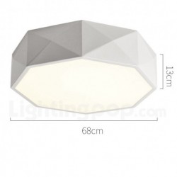 Nordic Round Modern Contemporary Macaron Ceiling Light