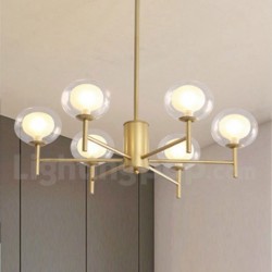 Nordic Modern Contemporary Luxurious Gold Chandelier