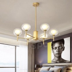 Nordic Modern Contemporary Luxurious Gold Chandelier