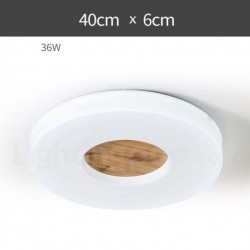 Nordic Modern Contemporary Wood Ceiling Light