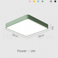 Nordic Ultra-thin Modern Contemporary Macaron Ceiling Light