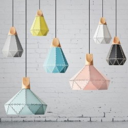 Modern Contemporary Macaron Hollow 3 Light Nordic Chandelier