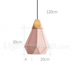 Modern Contemporary Macaron Hollow 3 Light Nordic Chandelier