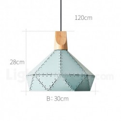 Modern Contemporary Macaron Hollow 3 Light Nordic Chandelier