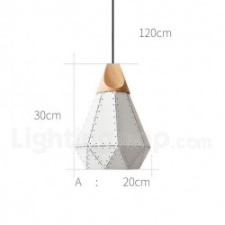 Modern Contemporary Macaron Hollow 3 Light Nordic Chandelier