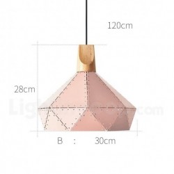 Modern Contemporary Macaron Hollow 3 Light Nordic Chandelier