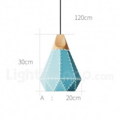 Modern Contemporary Macaron Hollow 3 Light Nordic Chandelier