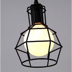 MAX 60W Traditional/Classic / Vintage / Retro / Lantern / Country Mini Style Painting Metal Pendant LightsLiving Room / Bedroom / Dining