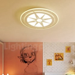 Nordic Round Modern Contemporary Kids Room Ceiling Light