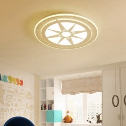 Nordic Round Modern Contemporary Kids Room Ceiling Light