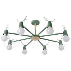 Nordic Antler Macaron Ceiling Light