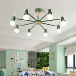 Nordic Antler Macaron Ceiling Light