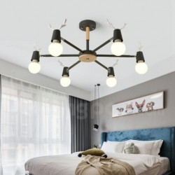 Nordic Antler Macaron Ceiling Light