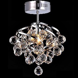 5 Modern/Contemporary / Traditional/Classic / Country Crystal / LED / Bulb Included Chrome Crystal Chandeliers / Pendant Lights