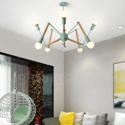 Nordic Modern Contemporary Macaron Spider Chandelier