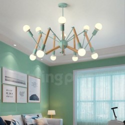 Nordic Modern Contemporary Macaron Spider Chandelier