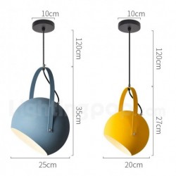 Nordic Macaron Round 1 Light Modern Contemporary Chandelier