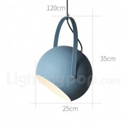 Nordic Macaron Round 1 Light Modern Contemporary Chandelier