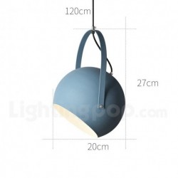 Nordic Macaron Round 1 Light Modern Contemporary Chandelier