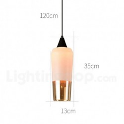 Nordic Modern Contemporary Chandelier with Glass Shade