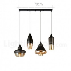 Nordic Modern Contemporary Chandelier with Glass Shade