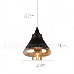 Nordic Modern Contemporary Chandelier with Glass Shade