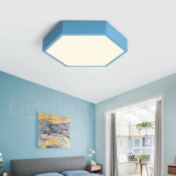 Modern Contemporary Ultra-thin Macaron Kids Room Ceiling Light
