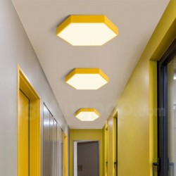 Modern Contemporary Ultra-thin Macaron Kids Room Ceiling Light