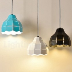 Nordic Macaron 1 Light Round Modern Contemporary Chandelier