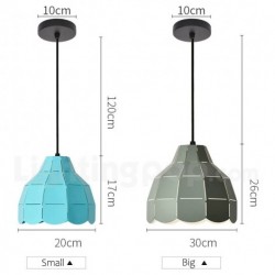 Nordic Macaron 1 Light Round Modern Contemporary Chandelier