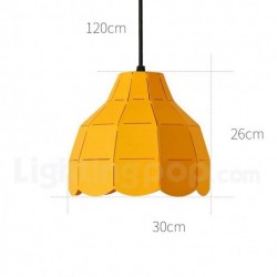 Nordic Macaron 1 Light Round Modern Contemporary Chandelier