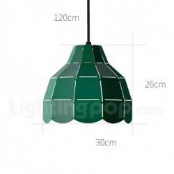 Nordic Macaron 1 Light Round Modern Contemporary Chandelier