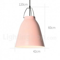 Nordic Round Modern Contemporary 1 Light Macaron Chandelier