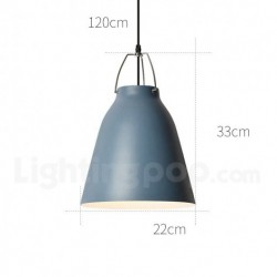 Nordic Round Modern Contemporary 1 Light Macaron Chandelier