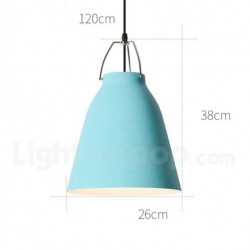 Nordic Round Modern Contemporary 1 Light Macaron Chandelier