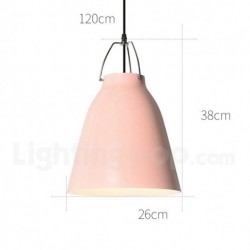 Nordic Round Modern Contemporary 1 Light Macaron Chandelier