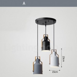 European 3 Light Modern Contemporary Chandelier