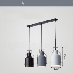 European 3 Light Modern Contemporary Chandelier